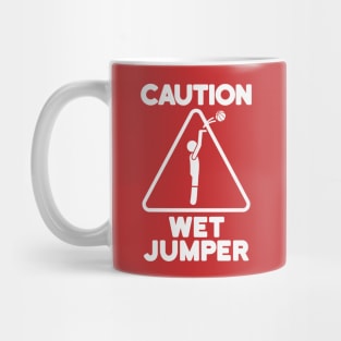 Funny Basketball - Caution Wet Jumper Mug